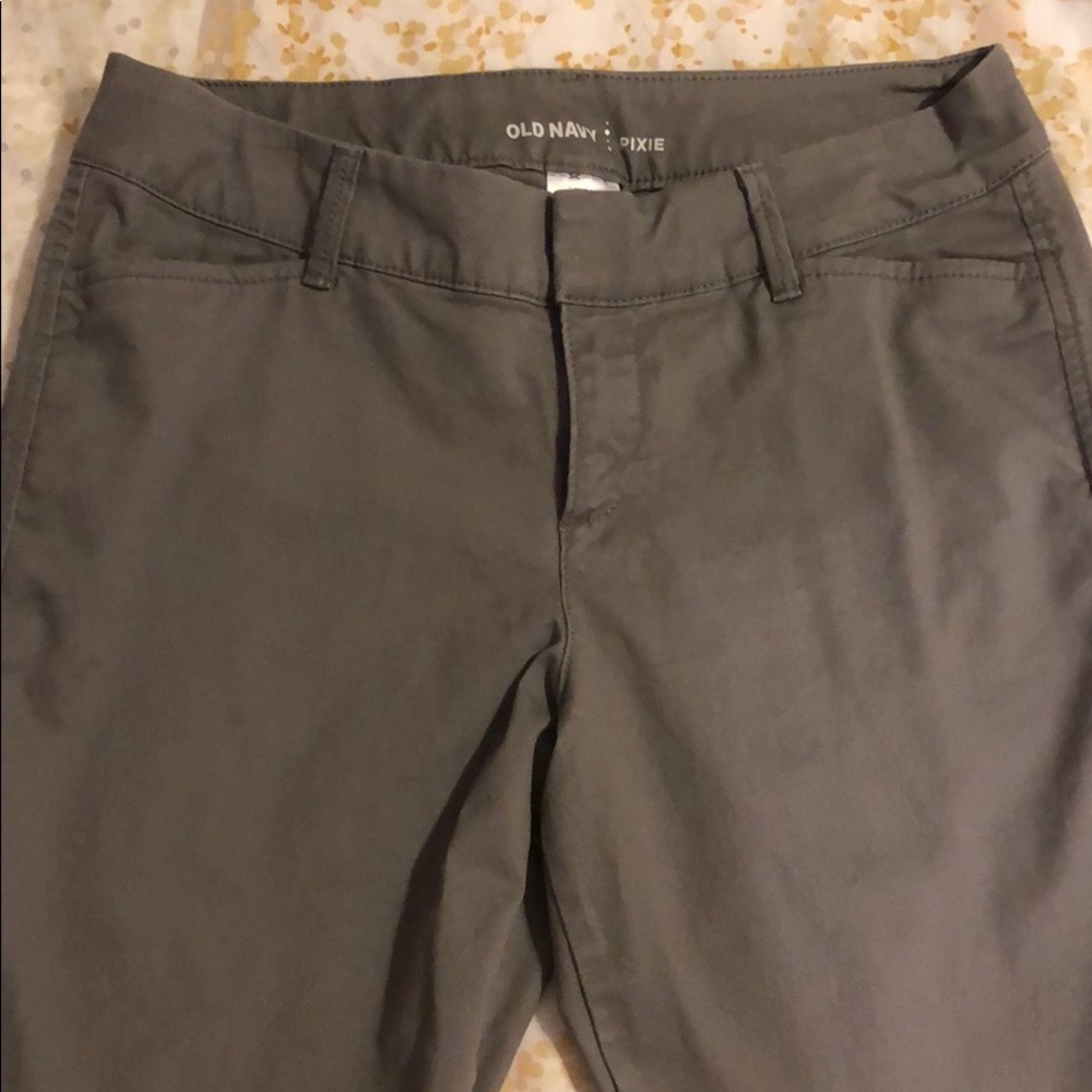 Old Navy Pixie Pants Medium Gray